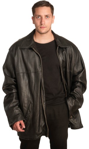 Γνήσιο Ανδρικό Δερμάτινο Μπουφάν – A465