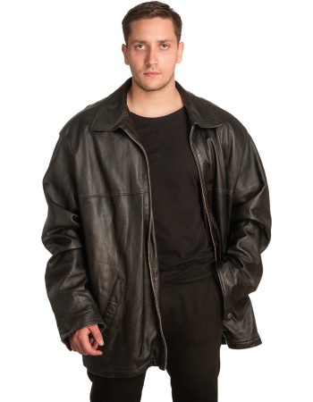 Γνήσιο Ανδρικό Δερμάτινο Μπουφάν – A465