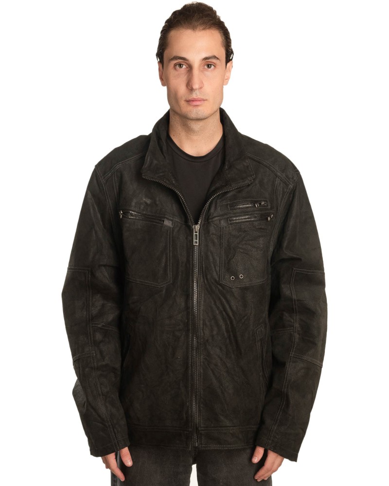 Γνήσιο Ανδρικό Δερμάτινο Μπουφάν – A471