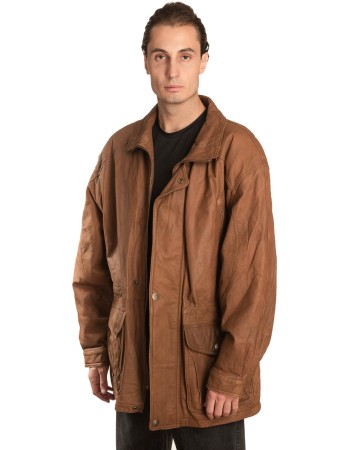 Γνήσιο Ανδρικό Δερμάτινο Μπουφάν – A475