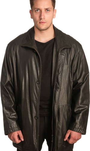 Γνήσιο Ανδρικό Δερμάτινο Μπουφάν – A477