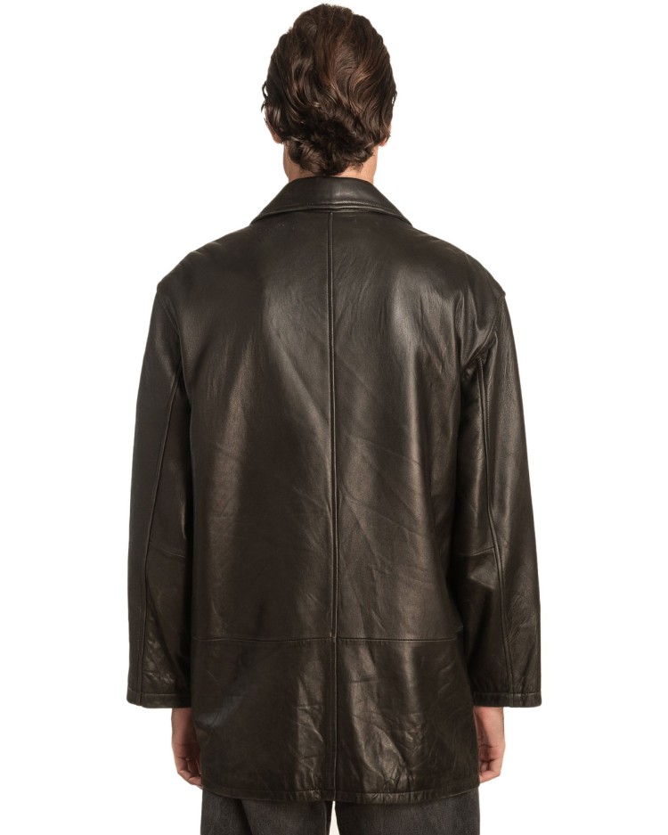 Γνήσιο Ανδρικό Δερμάτινο Σακάκι - Α479