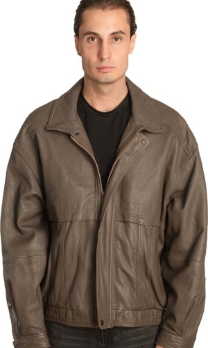 Γνήσιο Ανδρικό Δερμάτινο Μπουφάν – A481