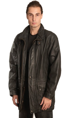 Γνήσιο Ανδρικό Δερμάτινο Μπουφάν – A482