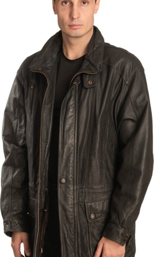 Γνήσιο Ανδρικό Δερμάτινο Μπουφάν – A482