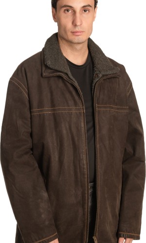Γνήσιο Ανδρικό Δερμάτινο Μπουφάν – A483