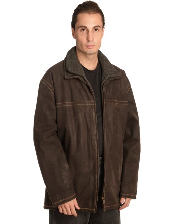 Γνήσιο Ανδρικό Δερμάτινο Μπουφάν – A483