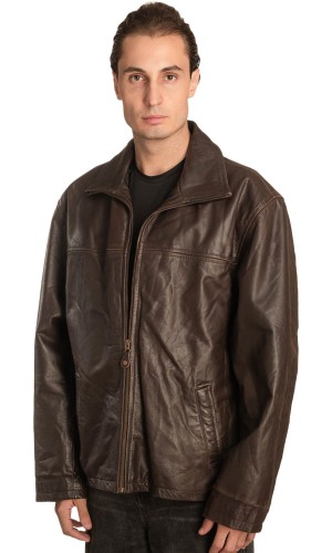 Γνήσιο Ανδρικό Δερμάτινο Μπουφάν – A489