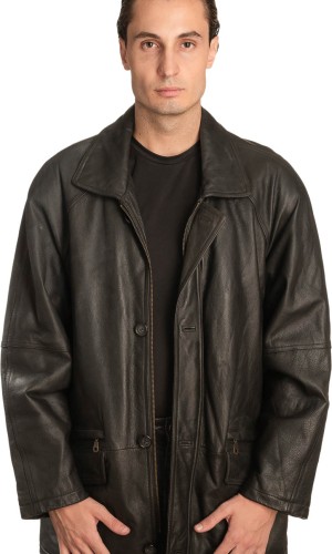 Γνήσιο Ανδρικό Δερμάτινο Μπουφάν – A491