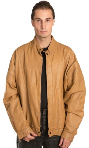 Γνήσιο Ανδρικό Δερμάτινο Μπουφάν – A494