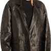 Γνήσιο Γυναικέιο Δερμάτινο Παλτό - B256