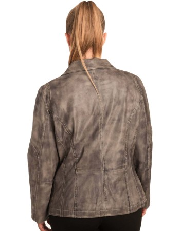Γνήσιο Γυναικέιο Δερμάτινο Σακάκι - B265