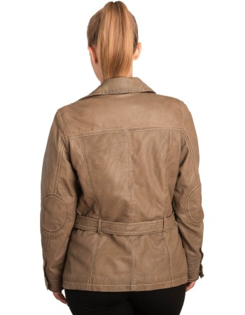 Γνήσιο Γυναικέιο Δερμάτινο μπουφάν- B267