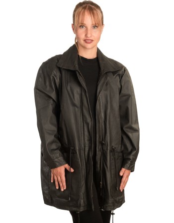 Γνήσιο Γυναικέιο Δερμάτινο μπουφάν - B273