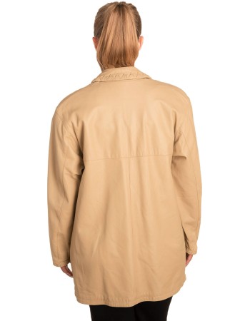 Γνήσιο Γυναικέιο Δερμάτινο σακάκι - B275