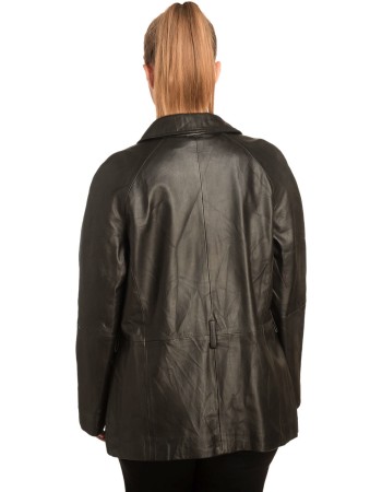 Γνήσιο Γυναικέιο Δερμάτινο Σακάκι - B284