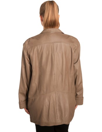 Γνήσιο Γυναικέιο Δερμάτινο Μπουφάν - B288