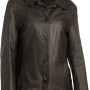 Γνήσιο Γυναικέιο Δερμάτινο Παλτό - B296