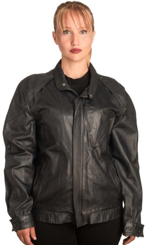 Γνήσιο Γυναικέιο Δερμάτινο Μπουφάν - B301