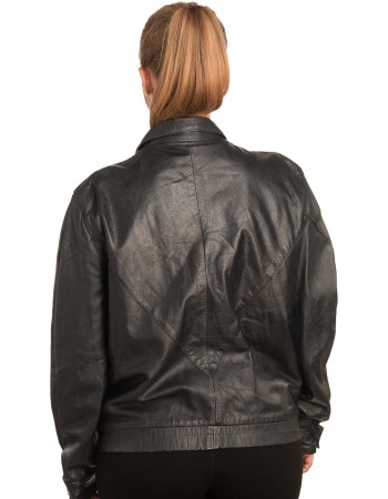Γνήσιο Γυναικέιο Δερμάτινο Μπουφάν - B301