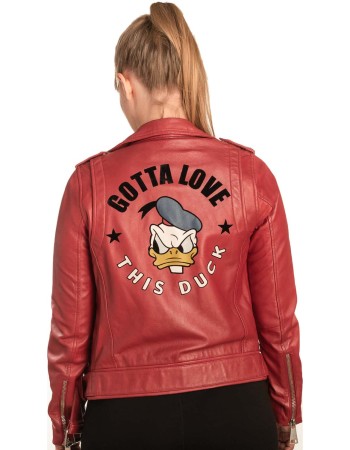 Γνήσιο Γυναικέιο Δερμάτινο Μπουφάν - B330