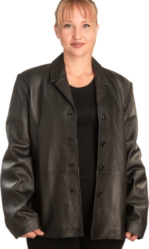 Γνήσιο Γυναικέιο Δερμάτινο Σακάκι - B333