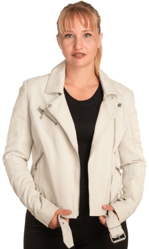 Γνήσιο Γυναικέιο Δερμάτινο Μπουφάν - B337