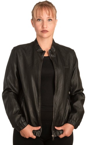 Γυναικέιο Δερμάτινο Μπουφάν - B349