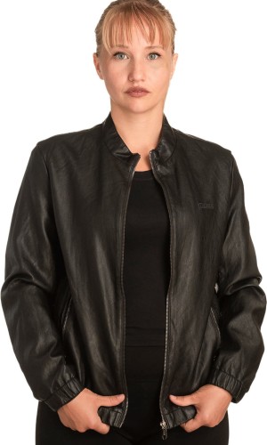 Γυναικέιο Δερμάτινο Μπουφάν - B349