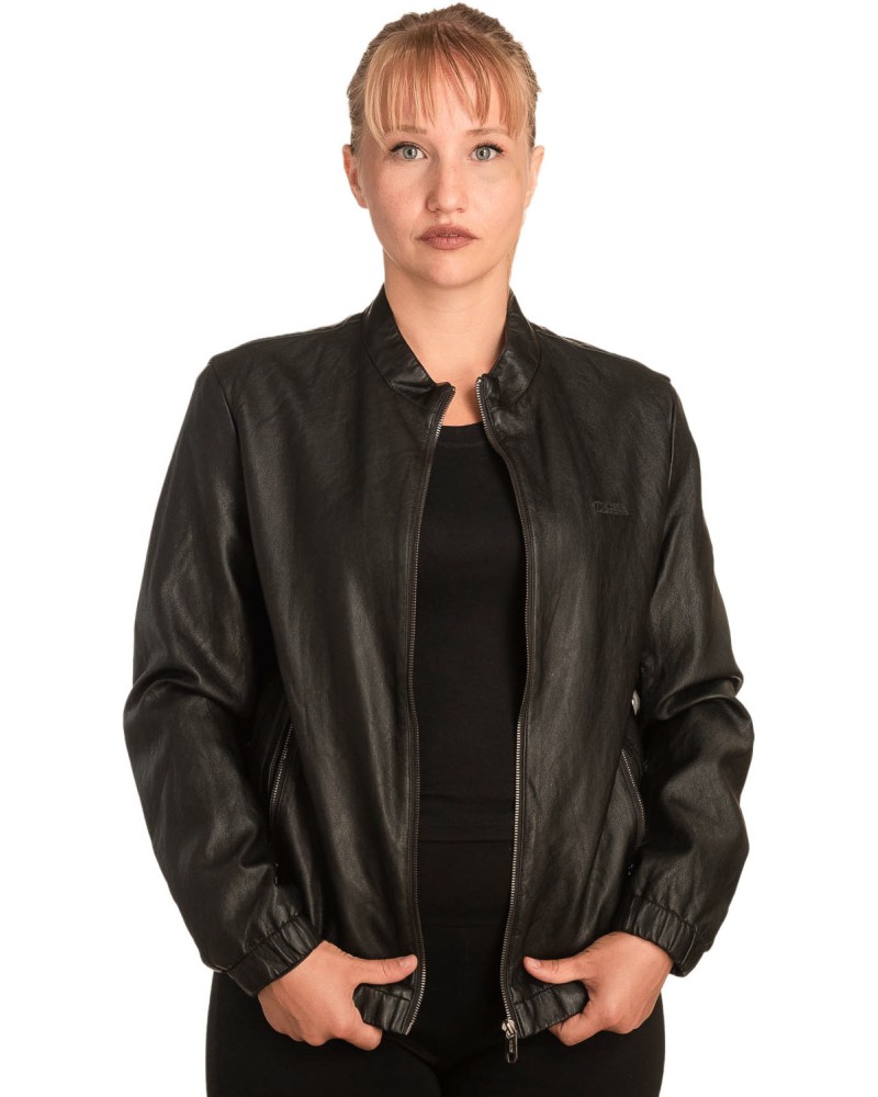 Γυναικέιο Δερμάτινο Μπουφάν - B349