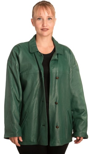 Γνήσιο Γυναικέιο Δερμάτινο Σακάκι - B710