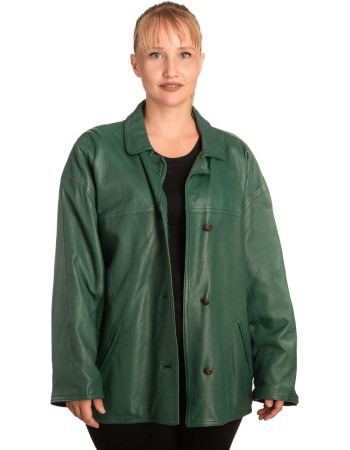 Γνήσιο Γυναικέιο Δερμάτινο Σακάκι - B710