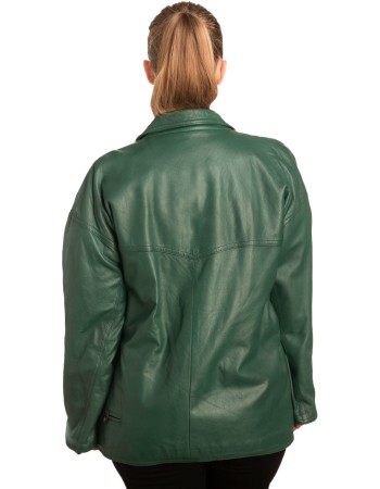 Γνήσιο Γυναικέιο Δερμάτινο Σακάκι - B710