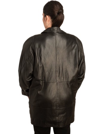 Γνήσιο Γυναικέιο Δερμάτινο Μπουφάν - B763