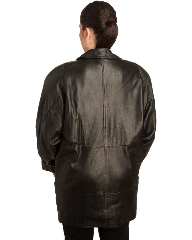 Γνήσιο Γυναικέιο Δερμάτινο Μπουφάν - B763