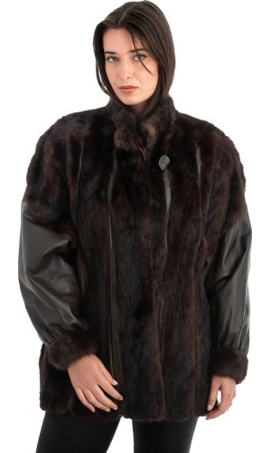 Γνήσια Γυναικεία Φυσική Γούνα - F111