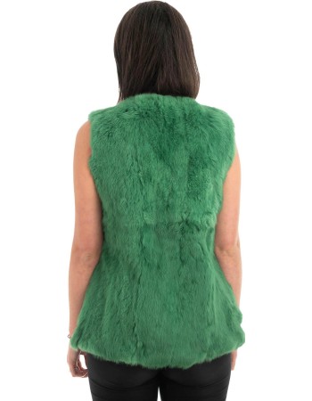 Γνήσια Γυναικεία Φυσική Γούνα Γιλέκο - F120