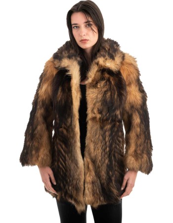 Γνήσια Γυναικεία Φυσική Γούνα - F129
