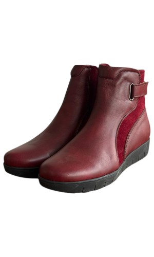 Δερμάτινο Γυναικείo Μποτάκι - F140