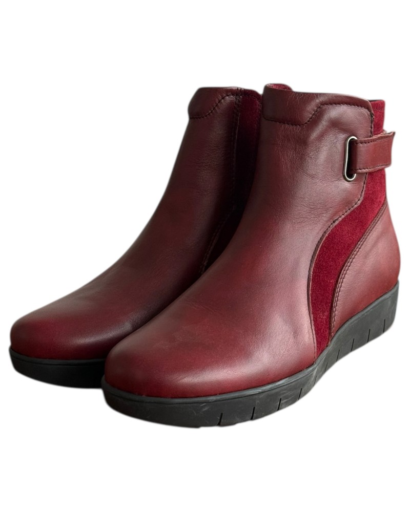 Δερμάτινο Γυναικείo Μποτάκι - F140