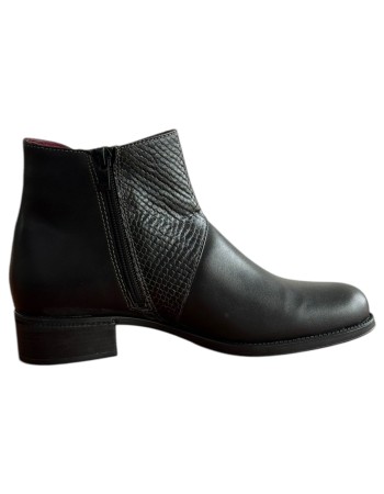 Δερμάτινο Γυναικείo Μποτάκι - F143