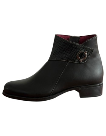 Δερμάτινο Γυναικείo Μποτάκι - F143