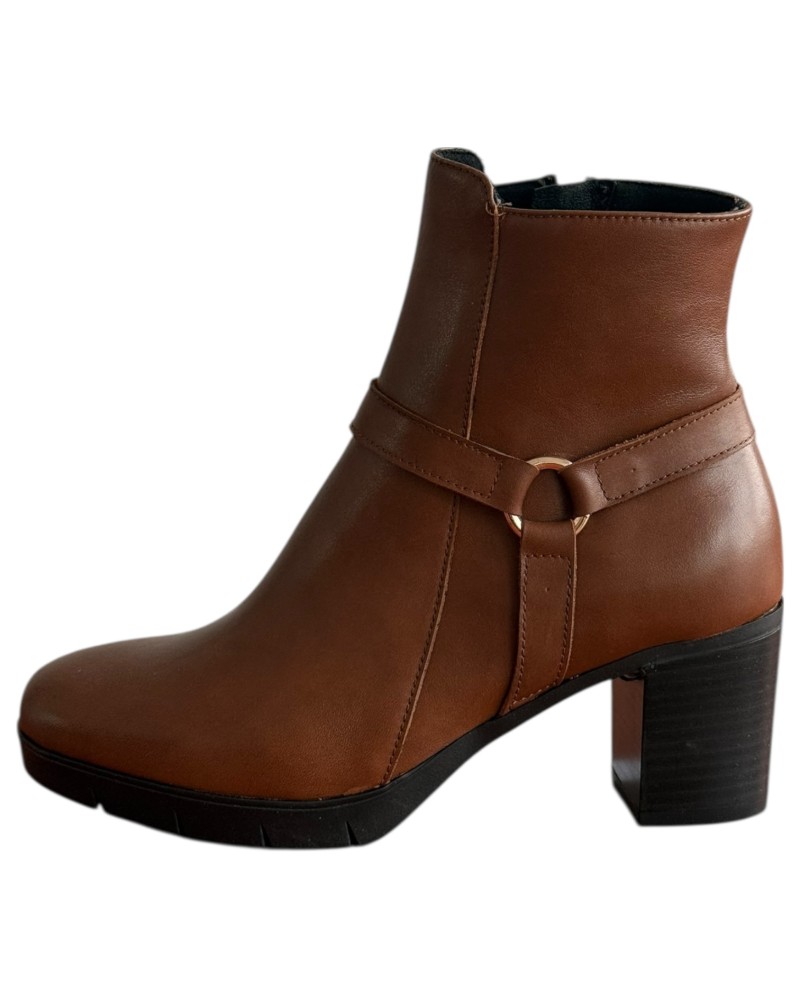 Δερμάτινο Γυναικείo Μποτάκι - F147