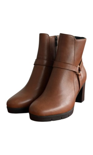 Δερμάτινο Γυναικείo Μποτάκι - F147