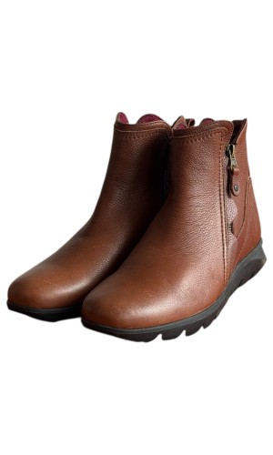 Δερμάτινο Γυναικείo Μποτάκι - F155