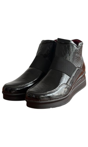 Δερμάτινο Γυναικείo Μποτάκι - F158