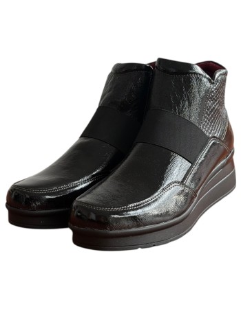 Δερμάτινο Γυναικείo Μποτάκι - F158