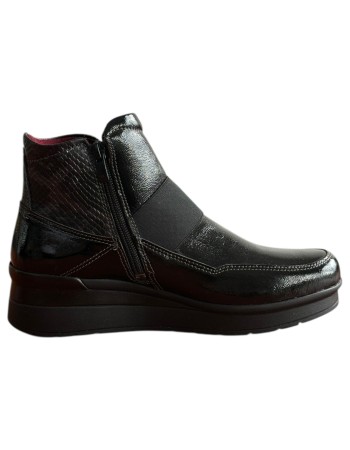 Δερμάτινο Γυναικείo Μποτάκι - F158