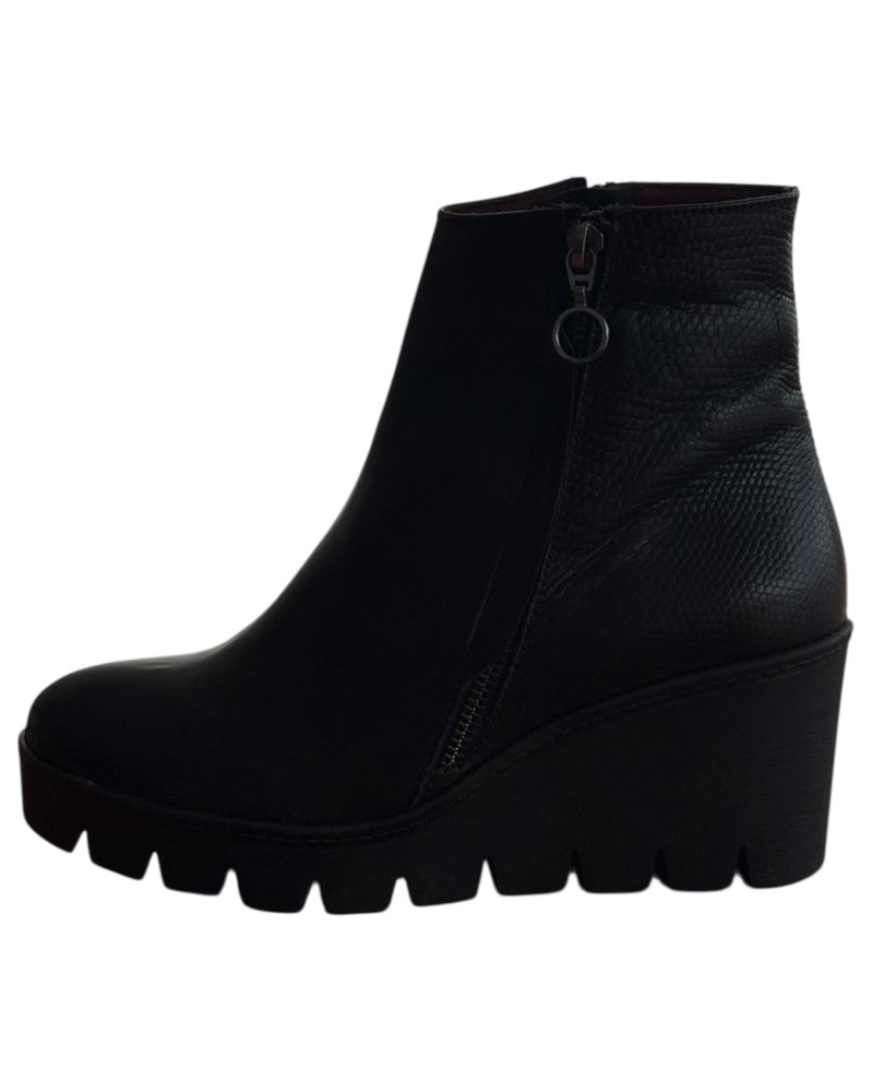 Δερμάτινο Γυναικείo Μποτάκι - F161