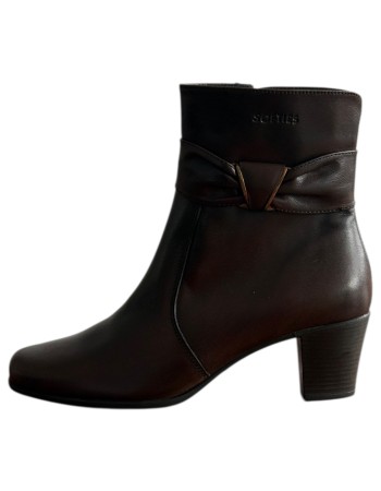 Δερμάτινο Γυναικείo Μποτάκι - F181